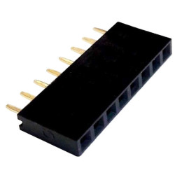 FEMALE HEADER 8PIN(1x8) 2.54mm THT V/T TRAY - DS1023-1X8S21 FEMALE HEADER 8PIN(1x8) 2.54mm THT V/T TRAY - DS1023-1X8S21