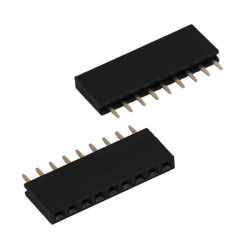 FEMALE HEADER 9PIN(1x9) 2.54mm THT V/T TRAY - DS1023-1X9S21 FEMALE HEADER 9PIN(1x9) 2.54mm THT V/T TRAY - DS1023-1X9S21