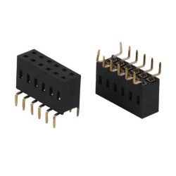 FEMALE HEADER 12PIN(2x6) 2.54mm THT V/T H:8.50MM - DS1023-47-2X6SV8B FEMALE HEADER 12PIN(2x6) 2.54mm THT V/T H:8.50MM - DS1023-47-2X6SV8B