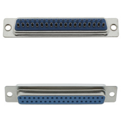 CONNECTOR DSUB 37PIN SOLDER TYPE 180C FEMALE - DS1033-37FUNSISS