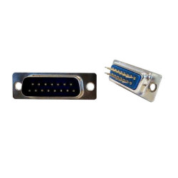 CONNECTOR DSUB 15PIN 180C PCB TYPE MALE BLUE - DS1034-15MUNSISS CONNECTOR DSUB 15PIN 180C PCB TYPE MALE BLUE - DS1034-15MUNSISS