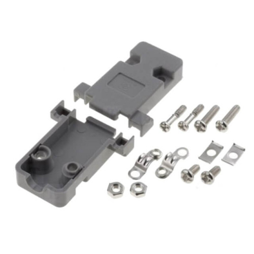 DSUB HOOD 50PIN GRAY - DS1045-50PA1-B