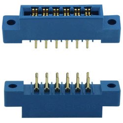 CONNECTOR EDGE CARD 8PIN(2X4) 3.96MM 180C BLUE - DS1060-02-080029 CONNECTOR EDGE CARD 8PIN(2X4) 3.96MM 180C BLUE - DS1060-02-080029