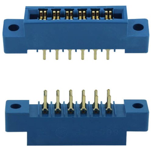 CONNECTOR EDGE CARD 8PIN(2X4) 3.96MM 180C BLUE - DS1060-02-080029 CONNECTOR EDGE CARD 8PIN(2X4) 3.96MM 180C BLUE - DS1060-02-080029