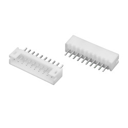 CON.T.B.2.00MM 10P 180C MALE WHITE CONNFLY - DS1066-10MVW6S