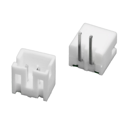 CON.T.B.2.00MM 2P 90C MALE WHITE CONNFLY - DS1066-2MRW6XB