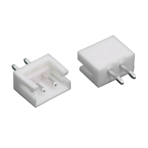 CON.T.B.2.50MM 2PIN(1X2) THT V/T MALE WHITE CONNFL - DS1069-01-02MVW6