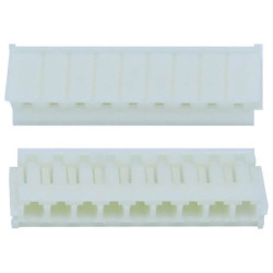 CON.T.B.2.50MM 9PIN(1X9) 180C FEMALE WHITE CONNFLY - DS1069-01-09FCW CON.T.B.2.50MM 9PIN(1X9) 180C FEMALE WHITE CONNFLY - DS1069-01-09FCW