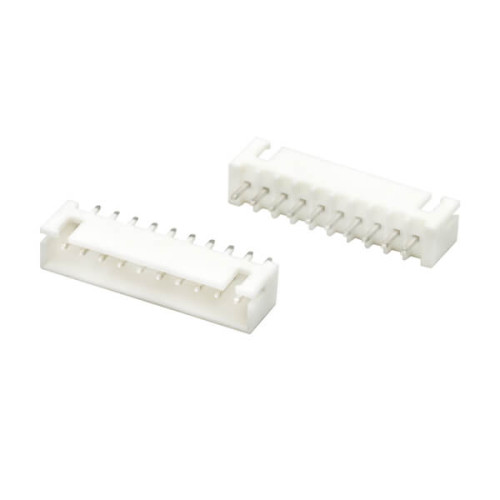 CON.T.B.2.50MM 10P 180C MALE WHITE CONNFLY - DS1069-10MVW6X