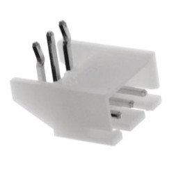 CON.T.B.2.50MM 3P 90C MALE WHITE CONNFLY