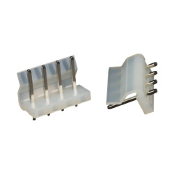 CON.T.B.5.08MM 4P 180C MALE TRANSPARENT CONNFLY - DS1074-04MVT6 CON.T.B.5.08MM 4P 180C MALE TRANSPARENT CONNFLY - DS1074-04MVT6