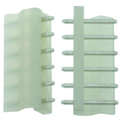 CON.T.B.5.08MM 6P 180C MALE TRANSPARENT CONNFLY - DS1074-06MVT6 CON.T.B.5.08MM 6P 180C MALE TRANSPARENT CONNFLY - DS1074-06MVT6