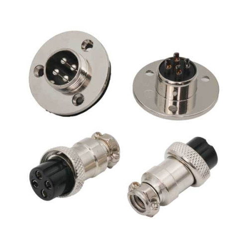 CONNECTOR MICRO JACK 4PIN MALE&FEMALE METAL CONNFL - DS1110-02-04B6