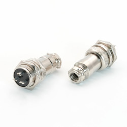 CONNECTOR MICRO JACK 3PIN MALE&FEMALE METAL - DS1110-03B6