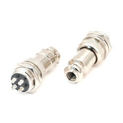 CONNECTOR MICRO JACK 4PIN MALE&FEMALE METAL CONNFL - DS1110-04B6