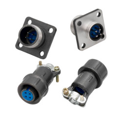 CONNECTOR MICRO JACK 4PIN MALE&FEMALE BLACK CONNFL - DS1110-05-04LYP