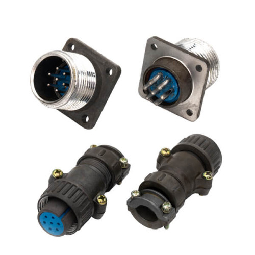 CONNECTOR MICRO JACK 7PIN MALE&FEMALE BLACK CONNF - DS1110-08-07LYP