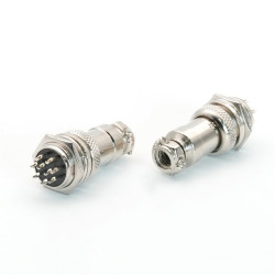 CONNECTOR MICRO JACK 9PIN MALE&FEMALE METAL - DS1110-09B6