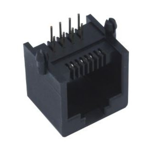 MODULAR JACK THT R/A 8P8C (RJ45,Ethernet) BLACK - DS1134-S80BPX MODULAR JACK THT R/A 8P8C (RJ45,Ethernet) BLACK - DS1134-S80BPX