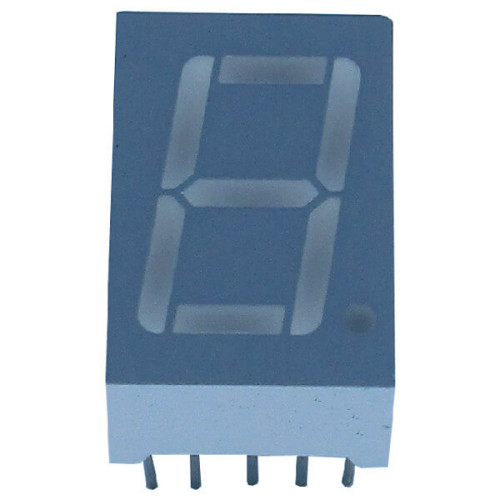 LED DISPLAY 7 SEGMENT 1DIGIT 14.2MM (+) RED - E1-1056AUR1-CT