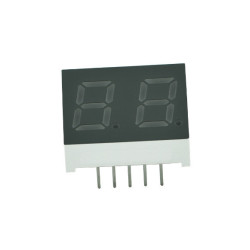 LED DISPLAY 7 SEGMENT 2DIGIT 10.2MM (-) RED - E1-2040-CUR-3-CT LED DISPLAY 7 SEGMENT 2DIGIT 10.2MM (-) RED - E1-2040-CUR-3-CT