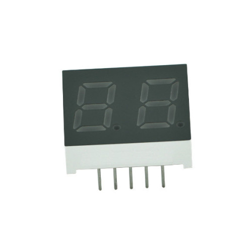 LED DISPLAY 7 SEGMENT 2DIGIT 10.2MM (-) RED - E1-2040-CUR-3-CT