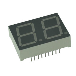 LED DISPLAY 7 SEGMENT 2DIGIT 20.32MM (-) RED - E1-2080-CHR-1 LED DISPLAY 7 SEGMENT 2DIGIT 20.32MM (-) RED - E1-2080-CHR-1