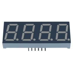 LED DISPLAY 7 SEGMENT 4DIGIT 14.2MM (-) YELLOW - E1-4056-CUY-1-CT