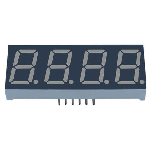 LED DISPLAY 7 SEGMENT 4DIGIT 14.2MM (-) YELLOW - E1-4056-CUY-1-CT