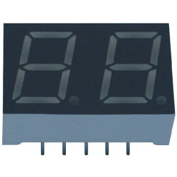 LED DISPLAY 7 SEGMENT 2DIGIT 10.16MM (+) RED - E2-2039AUR1-P8.3-CT LED DISPLAY 7 SEGMENT 2DIGIT 10.16MM (+) RED - E2-2039AUR1-P8.3-CT