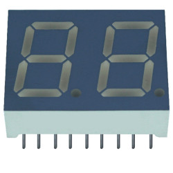 LED DISPLAY 7 SEGMENT 2DIGIT 14.2MM (+) RED - E3-2056-AUR-2-CT LED DISPLAY 7 SEGMENT 2DIGIT 14.2MM (+) RED - E3-2056-AUR-2-CT