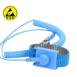 ESD METAL WRISTBAND 1MR 10MM-CROC/BANANA WMS-3190
