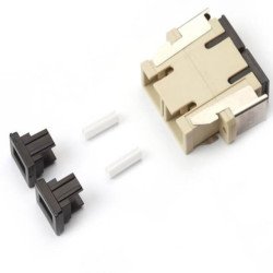 SC/PC MM DX LOCKED PLASTIC ADAPTER