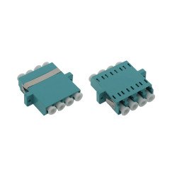 LC/PC OM3 QUADREX ADAPTER TURQUOISE LC/PC OM3 QUADREX ADAPTER TURQUOISE