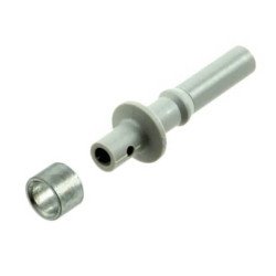 CONNECTOR FIBER OPTIC PLUG SMPLX 1000UM GRAY - HFBR-4501Z