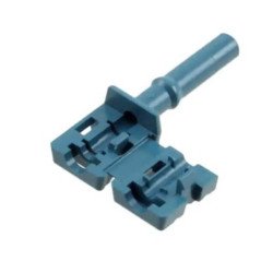 CONNECTOR PLUG FIBER OPTIC 1000UM BLUE - HFBR-4533Z