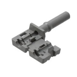CONNECTOR FIBER OPTIC PLUG SMPLX 1000UM GRAY