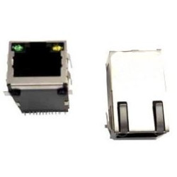 MODULAR JACK SMT R/A 8P8C (RJ45,Ethernet) GRAY - HR961160C