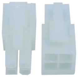 CON.T.B.4.20MM 4PIN (2x2) FEMALE HOUSING MINI FIT - I-DS1073-02-SCT02X2