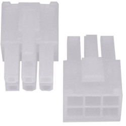 CON.T.B.4.20MM 6PIN (2x3) FEMALE HOUSING MINI FIT - I-DS1073-02-SCT02X3