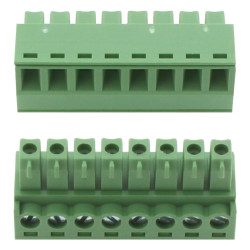 TERM.BLK.3.81MM 8P FEMALE GREEN - JINKAI-3.81-8P-14