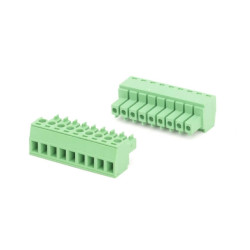 TERM.BLK.3.81MM 9P FEMALE GREEN - JINKAI-3.81-9P-14