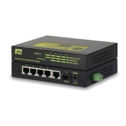 5-port L2 Fast Eth. Switches 1SFP 4PoE PSE+Port