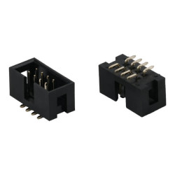 BOX HEADER 8PIN(2x4) 2.54mm SMT V/T MALE WITH CAP - L-KLS1-202-08-TC-B-R