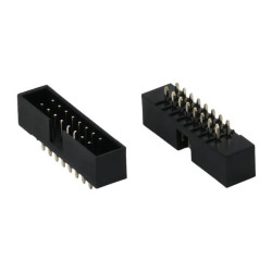 BOX HEADER 16PIN(2x8) 2.00mm THT V/T MALE BLACK - L-KLS1-202B-16-S-B BOX HEADER 16PIN(2x8) 2.00mm THT V/T MALE BLACK - L-KLS1-202B-16-S-B
