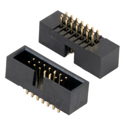 BOX HEADER 14PIN(2x7) 1.27mm THT V/T MALE BLACK - L-KLS1-202C-14-S-B BOX HEADER 14PIN(2x7) 1.27mm THT V/T MALE BLACK - L-KLS1-202C-14-S-B