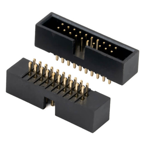 BOX HEADER 20PIN(2x10) 1.27mm THT V/T MALE BLACK - L-KLS1-202C-20-S-B BOX HEADER 20PIN(2x10) 1.27mm THT V/T MALE BLACK - L-KLS1-202C-20-S-B