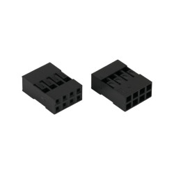 CON.T.B. 2.54MM 8PIN(2X4) FEMALE HOUSING KLS - L-KLS1-540A-2X04-H