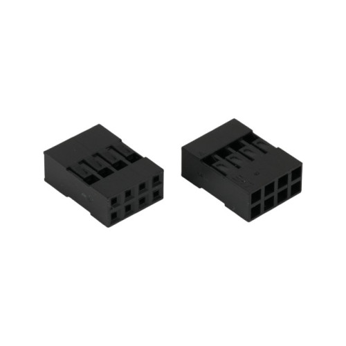 CON.T.B. 2.54MM 8PIN(2X4) FEMALE HOUSING KLS - L-KLS1-540A-2X04-H CON.T.B. 2.54MM 8PIN(2X4) FEMALE HOUSING KLS - L-KLS1-540A-2X04-H