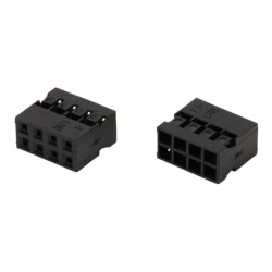 CON.T.B. 2.00MM 8PIN(2X4) FEMALE HOUSING KLS - L-KLS1-540B-2X04-H